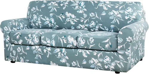 Vista 12 de H.VERSAILTEX Fundas de sofá superelásticas de 2 piezas para fundas de sillón, fundas de silla de sala de estar, con estilo moderno suave y grueso