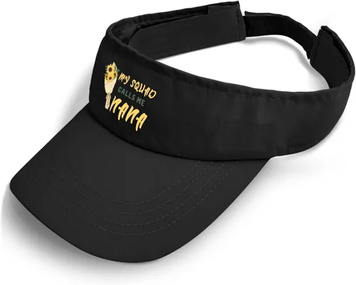 Vista 2 de Sun Visor My Squad Calls me Nana Hats, Sun Visor Hats for Adult Baseball Hat Trendy Sun Visor