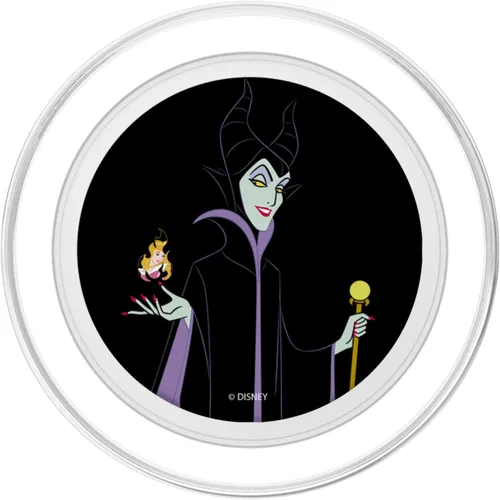 Vista 2 de Disney Retrato de maléfica de la Bella Durmiente PopSockets MagSafe PopGrip para iPhone