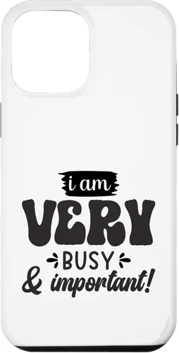 Vista 26 de Very Busy & Important Retro Groovy Text Design Case for iPhone 17