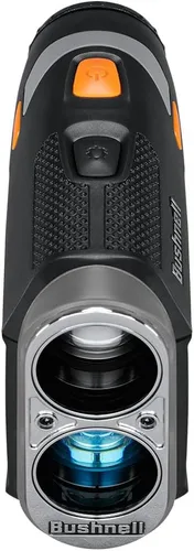 Vista 8 de Bushnell Golf Tour V6 Telémetro láser Patriot Pack – Visual JOLT, montaje magnético, rango de 1300 yardas, aumento 6X, IPX6 resistente a