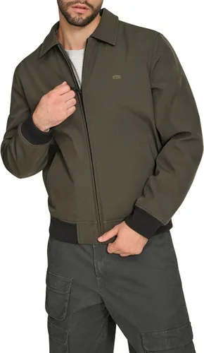 Vista 8 de Levi's Men's Men's Lightweight Softshell Varsity Rib Knit Bomber Jacket