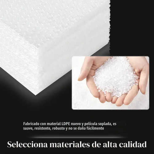 Vista 3 de 200 piezas de bolsas de plástico de burbujas, 4 x 6 pulgadas Bolsas de plástico de burbujas transparentes Materiales de embalaje para artículos