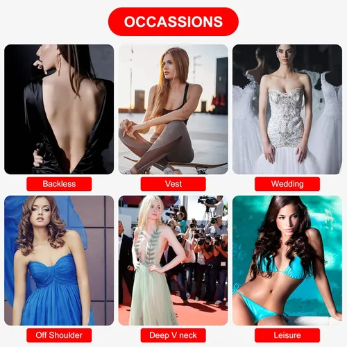 Vista 7 de Yalixuan Silicone Nipple Covers Breast Petals