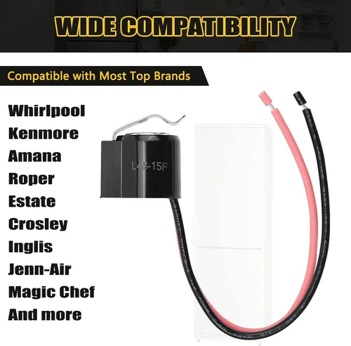 Vista 7 de W10225581 Pieza de repuesto para termostato bimetálico para descongelación compatible con Whirl-pool Ken-more- Sustituye a AP6017375 2149849 2161331