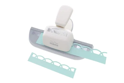 Vista 9 de Bira Craft Perforadora de papel de borde continuo para álbumes de recortes, tarjetas, artes (ángeles)
