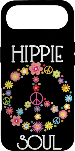 Vista 27 de Hippie Soul Flower Power Floral Peace Sign 60s 70s Gift Case for iPhone 17
