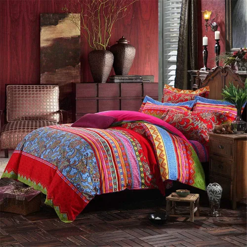 Vista 144 de ABREEZE Juego de funda de edredón tamaño individual con cierre de botón, 100% algodón egipcio, juego de ropa de cama floral de granja, color rosa, 3
