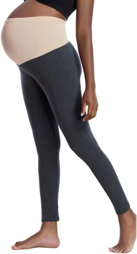 Vista 13 de Motherhood Maternity - Leggings elásticas para mujer, longitud completa, Secret Fit, para el vientre durante el embarazo Negro