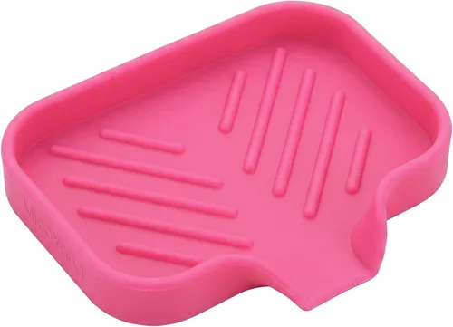 Vista 54 de MicoYang Jaboneras de Baño de Silicona con Boquilla de Drenaje - Organizador de Fregadero de Baño y Cocina, Soporte para Esponja, Bandeja de Jabón