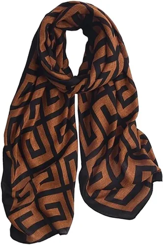 Vista 32 de JERLA Bufandas para mujer, ligeras, suaves, de moda, sólidas, bufanda, chal a cuadros