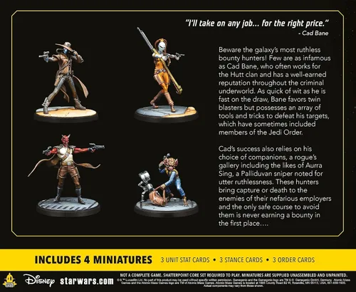 Vista 4 de Star Wars Shatterpoint Fistful of Credits SQUAD PACK – Juego de miniaturas de mesa, juego de estrategia para niños y adultos, a partir de 14 años, 2