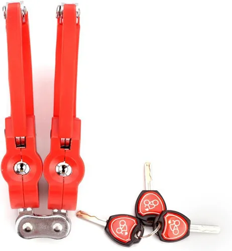 Vista 5 de Cadena de bloqueo para esposas de motocicleta con llave para scooter eléctrico resistente antirrobo, bicicletas scooters