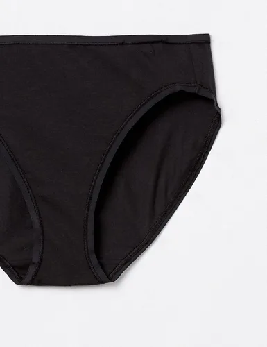 Vista 5 de Tienda Essentials - Ropa interior de algodón y de pierna alta para mujer (disponible en tallas extragrandes), paquete múltiple