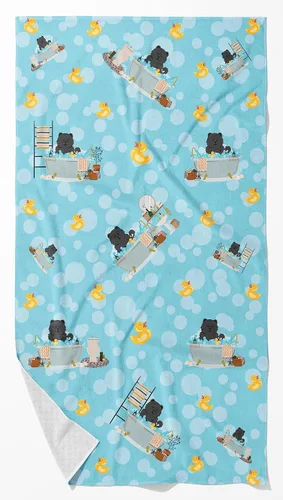 Vista 13 de Caroline's Treasures WDK5738BTLG Airedale - Toalla de baño grande para bañera