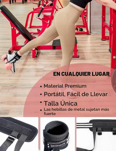 Vista 4 de Accesorio Ajustable de Mancuernas para Pies, Pesos para Pies para Levantamiento de Pesas - Pesos de Pies para Ejercicio, Extensiones de Piernas
