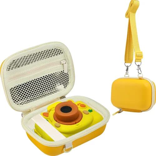 Vista 16 de Leayjeen Funda para cámara para niños compatible con OUTUVAS/Goopow/Mgaolo/HOOMOON/Juguetes de cámara para niños y videocámara digital para niños