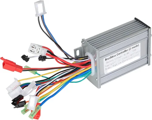 Vista 13 de Silscvtt Controlador de onda cuadrada de velocidad de motor sin escobillas 24-36V 500W Scooter Controlador DC Reemplazo para E-Bike Scooter Motor