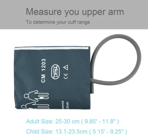 Vista 2 de CM Brazalete de repuesto para monitor de presión arterial y máquina para circunferencia superior del brazo de 25-35 CM (tamaño adulto)