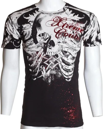 Vista 4 de Xtreme Couture by Affliction - Camiseta para hombre, color caqui, Negro