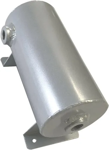 Vista 3 de Universal 1.4L Aluminio Expansión Llenar Tanque Refrigerante Depósito de Refrigerante Estilo Redondo Plata