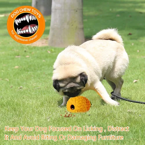 Vista 4 de M.C.works - Juguetes para masticar para cachorros, juguetes masticables para perros para masticadores promedio, juguete para masticar para perros