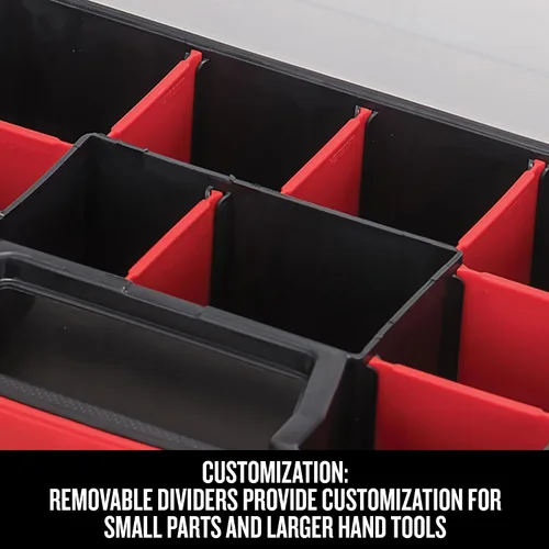 Vista 3 de CRAFTSMAN Organizador de almacenamiento de herramientas pequeño de 10 compartimentos, plástico (CMST14021)