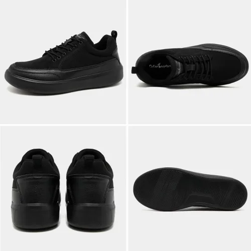 Vista 2 de Men's Orthopedic Fashion Sneakers for Plantar Fasciitis Casual Supportive Cushioned Walking Shoes for Flat Feet and High Arch, Comfortable Arch