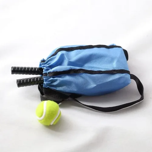 Vista 3 de Accesorios de decoración de casa de muñecas, simulación de casa de muñecas 1:12, juego de 4 piezas de mini tenis con bolsa