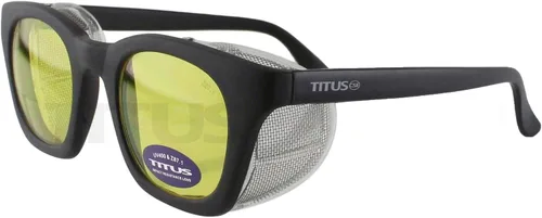 Vista 4 de TITUS G12 Retro Style Safety Glasses with Folding Side Shield Marrón