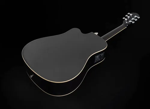 Vista 2 de Oscar Schmidt Guitarra acústica de 6 cuerdas, derecha, Vintage Sunburst (OD45CEVSB-W)