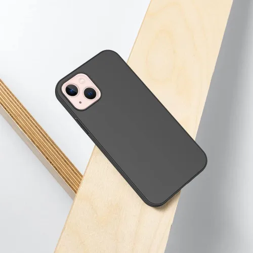 Vista 6 de Funda Puxicu para iPhone 13, cubierta protectora de TPU suave mate de diseño delgado para iPhone 13, negra