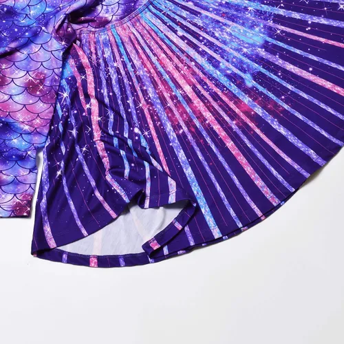 Vista 5 de Jxstar Vestidos de manga larga para niñas, ropa de otoño e invierno, vestido con vuelo
