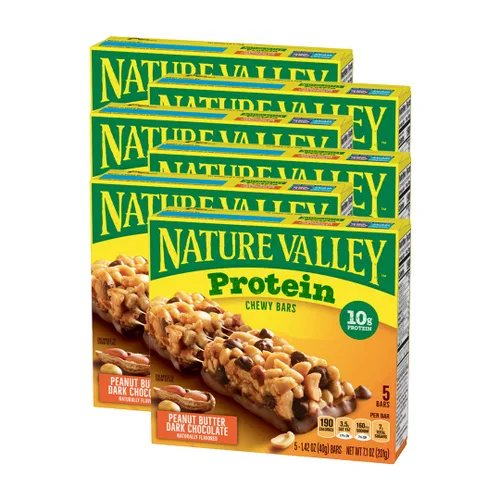 Vista 7 de Nature Valley, Barras de granola de almendras dulces y saladas, caja de 7.4 onzas (paquete de 4)