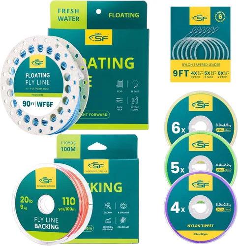 Vista 13 de SF Floating WF Fly Fishing Line with Two Welded Loops Freshwater