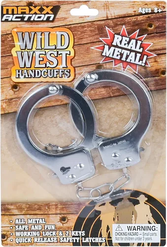 Vista 6 de Esposas con llave Maxx Acción Western Serie Deluxe Toy Marshall