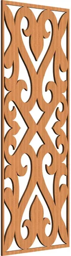 Vista 113 de Keene Paneles de pared decorativos de madera con calado, 9 3/8 pulgadas de ancho x 24 3/8 pulgadas de alto x 1/4 de alto, abedul Birch