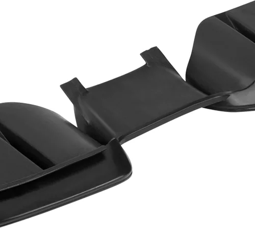 Vista 6 de Compatible/reemplazo para parachoques trasero, difusor de labio trasero de poliuretano estilo DF, negro, se adapta a Ford Mustang 2015 2016 2017