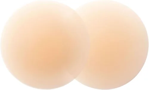 Vista 3 de Cubierta para pezón Pasties de silicona adhesiva reutilizable Caja magnética de viaje Nude, Desnudo