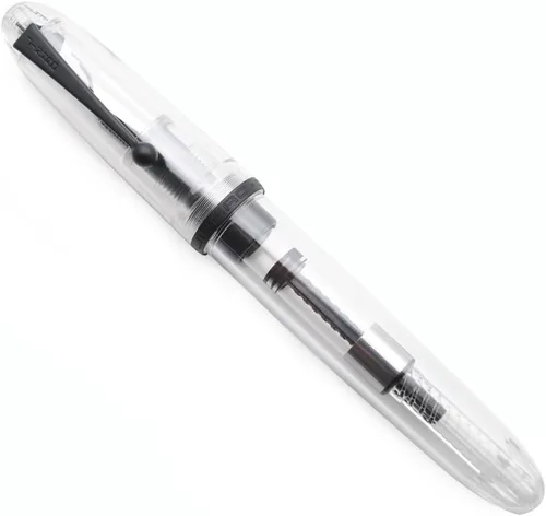Vista 15 de Pluma estilográfica Jinhao 9019 serie Dadao con convertidor de tinta de alta capacidad (negro, punta media de 0.7mm)