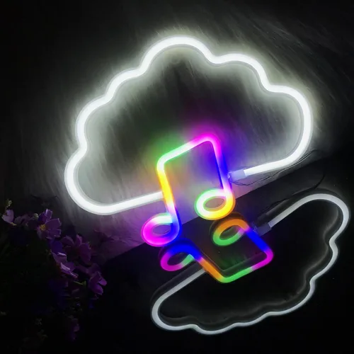 Vista 135 de Letrero de neón de amor para dormitorio, USB o batería, luz de neón para pared, luz de neón LED como letreros de pared de neón para niñas, letrero