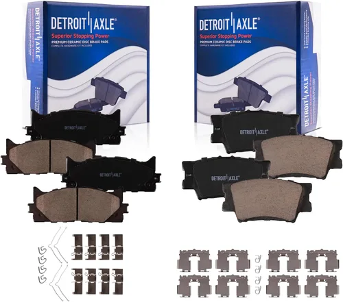 Vista 148 de Detroit Axle - Pastillas de freno para Avalanche Express Suburban Savana Yukon XL 1500 Chevy Tahoe GMC Cadillac Escalade, Pastillas de freno