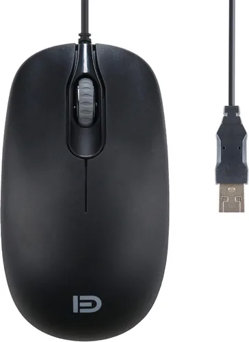 Vista 2 de SGIN Ratón de computadora USB con cable, mouse de computadora USB silencioso con desplazamiento preciso y suave, uso de mano derecha o izquierda