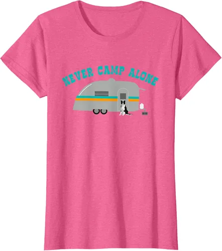 Vista 18 de Border Collie Gifts - Camiseta divertida de viaje para caravana, Azul / Patchwork, S