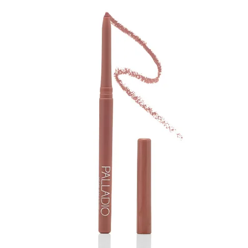 Vista 10 de Palladio Delineador de labios retráctil impermeable de alta pigmentación y color cremoso, delgado enrollable, fórmula a prueba de manchas con larga