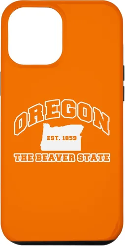 Vista 25 de iPhone 16 Oregon Souvenir Vacation Est 1859 The Beaver State Adults Case