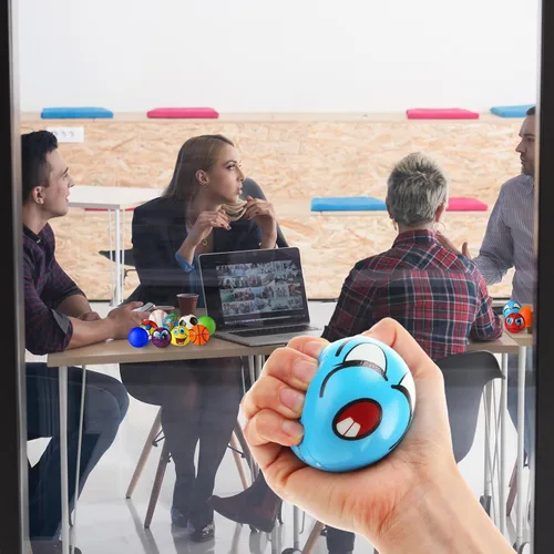 Vista 7 de Liliful 72 mini bolas antiestrés a granel para adultos, juguetes sensoriales de espuma para recuerdos de fiesta, premios de aula, bolsas de regalos