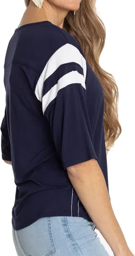 Vista 2 de Flying Colors Ropa de la colección NCAA The Abigail - Camiseta de manga 34 con cuello redondo