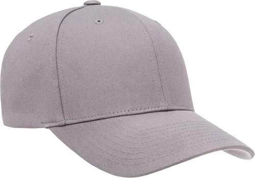 Vista 5 de Flexfit Gorra ajustada de sarga de algodón para hombre, plateado
