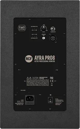 Vista 4 de Monitor de estudio RCF de 8", negro - RAL 9005, AYRA-Eight-PRO